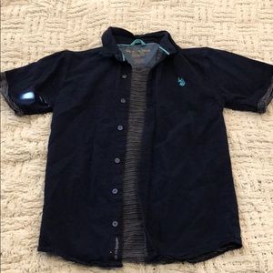 Navy blue BOY dress shirt